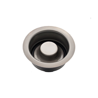 Stainless Steel Disposal Flange Water Stopper - Brushed Nickel
